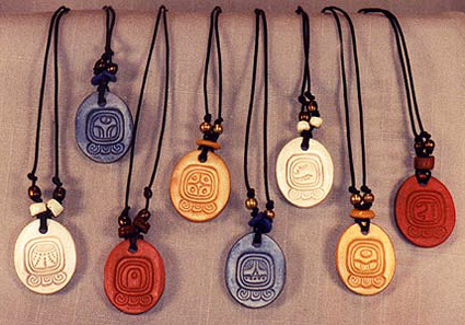 Mayan Sun Sign Pendants