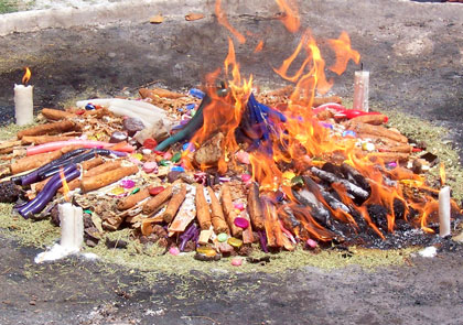Mayan Fire Ceremony