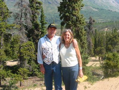 Ian Xel Lungold and Madaline Weber in the Yukon