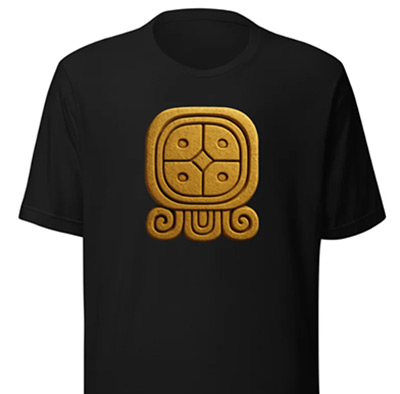 Mayan Sun Sign T-shirts